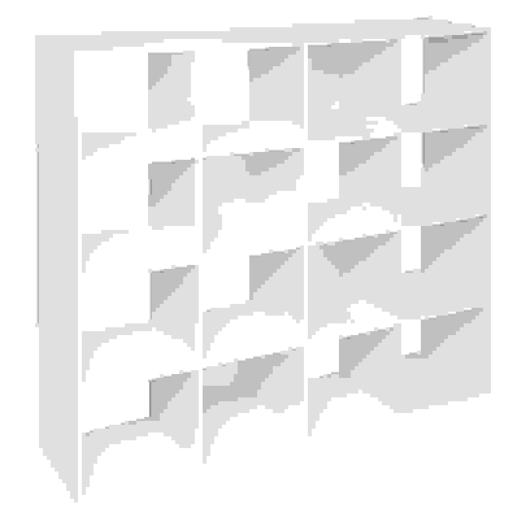 5Five Mix n' Module Wood 16 Compartment Storage Shelf (134 x 32 x 134 cm)