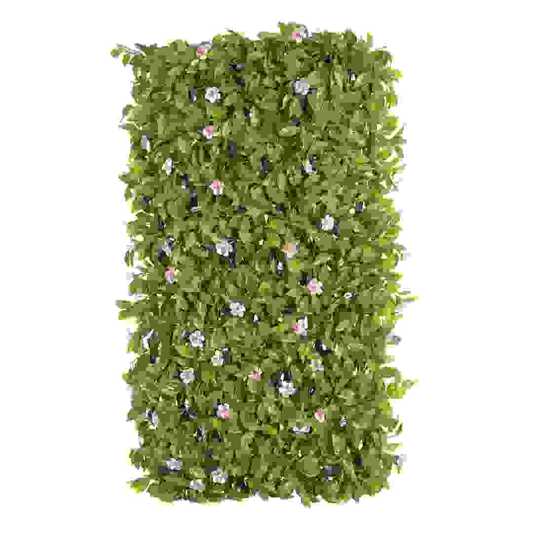 PVC Trellis W/Pink Flowers (90 x 180 cm)