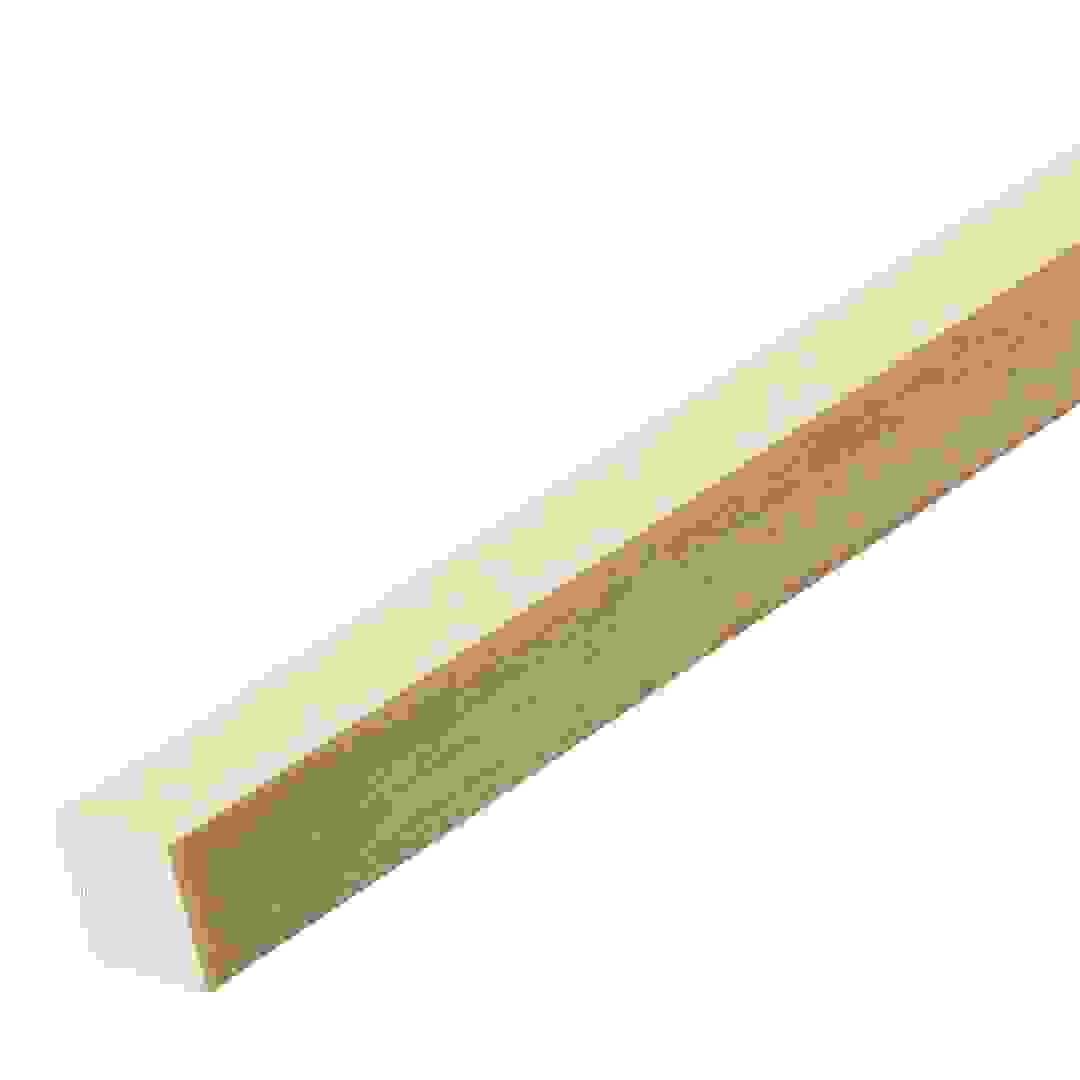 لوح خشب صنوبر مربع أملس شيشاير مولدينجز (21 × 21 × 900 ملم)