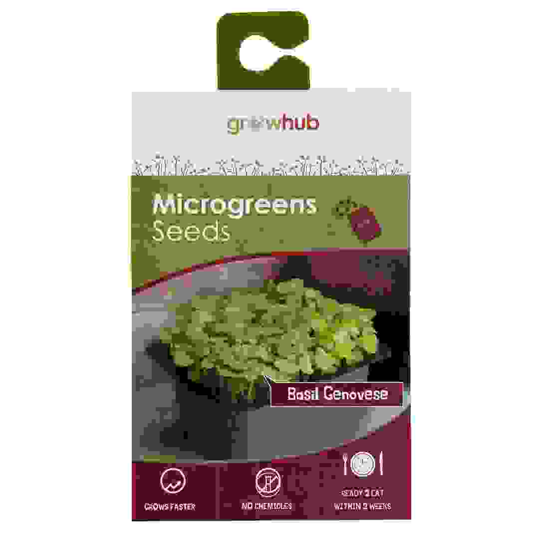 Growhub Microgreen Genovese Basil Seeds Pack