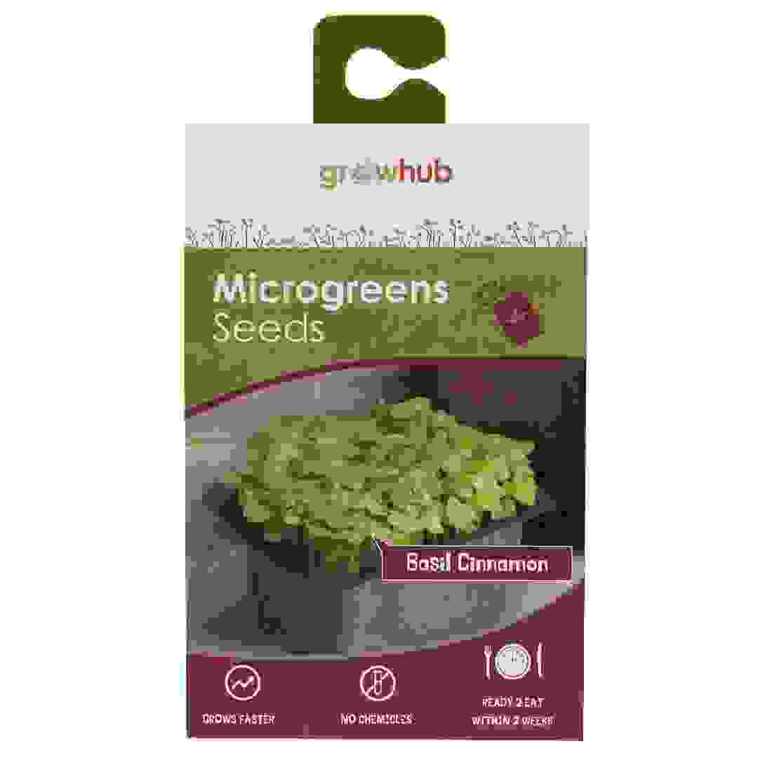 Growhub Microgreen Cinnamon Basil Seeds Pack