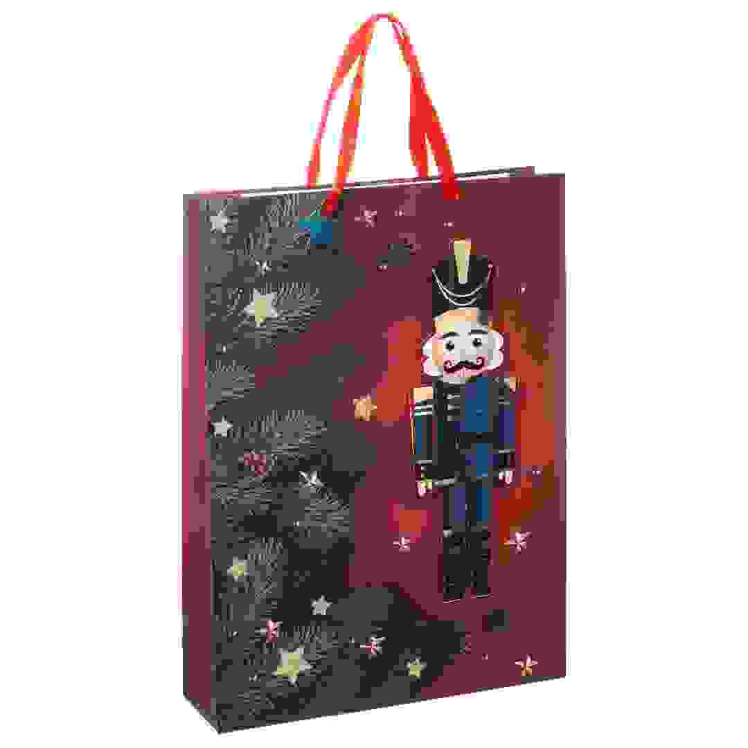 حقيبة هدايا ورقية كسارة البندق كريسماس إيف أتموسفيرا (33 × 10.2 × 45.5 سم)