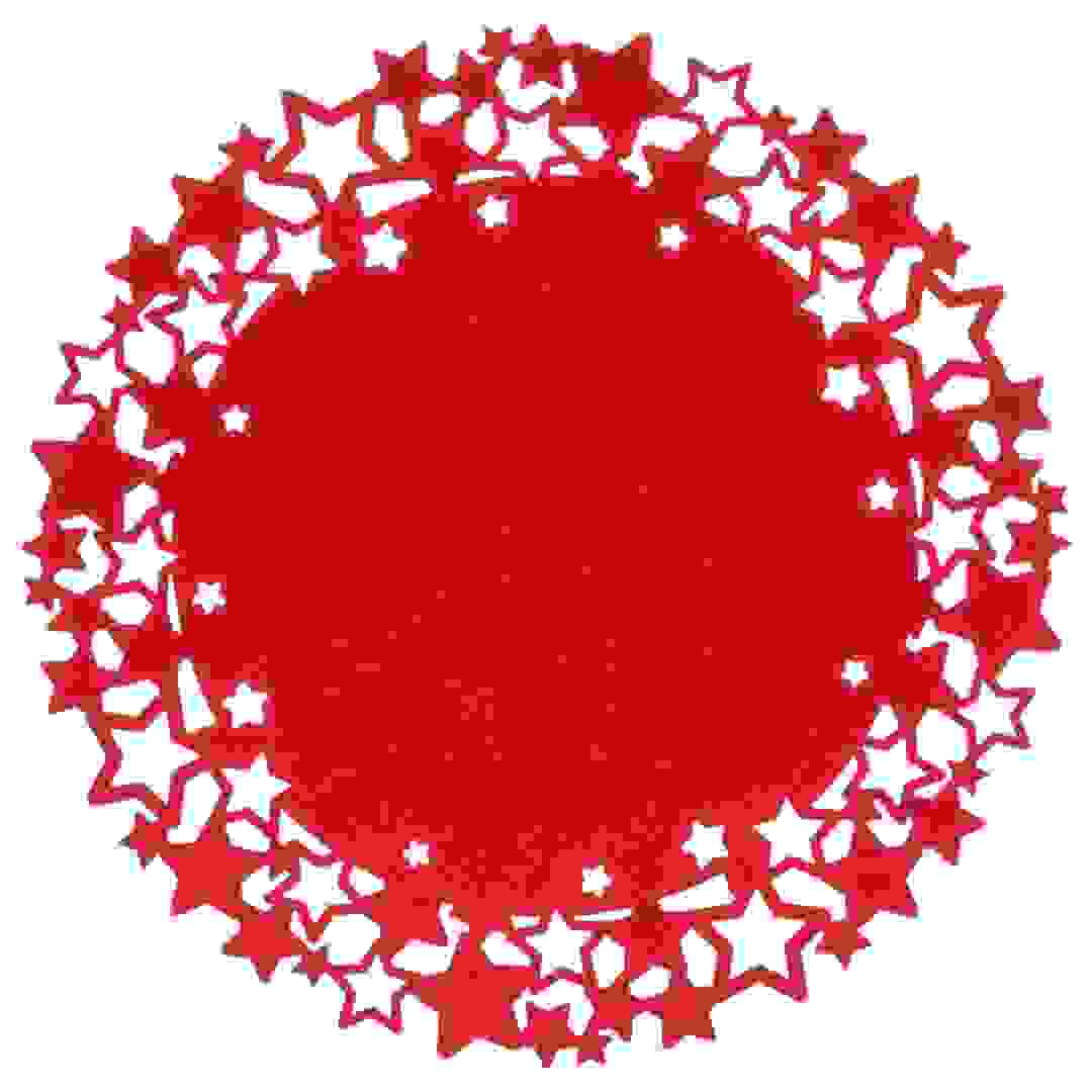 Atmosphera The House Of Colors Polyester Star Placemat (38 cm)