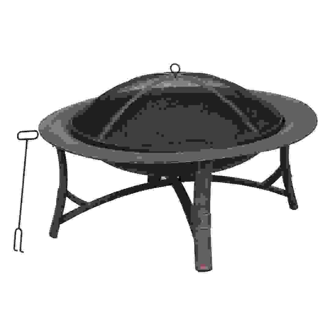 Round Wood Fire Pit W/Lid (89 x 53 cm)