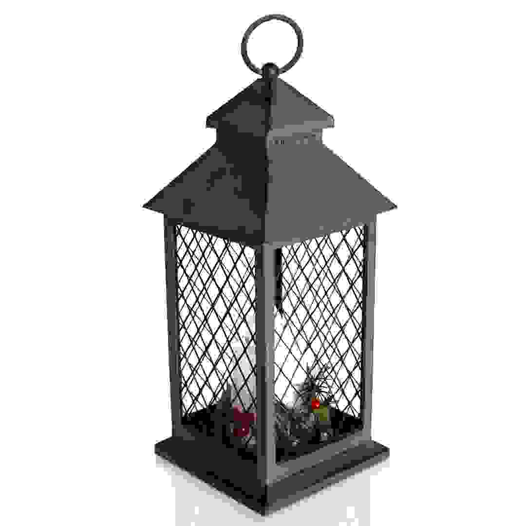 Feeric Battery Operated LED Decorative Grid Lantern Light (13.5 x 13.5 x 31 cm, 3 Pc.)