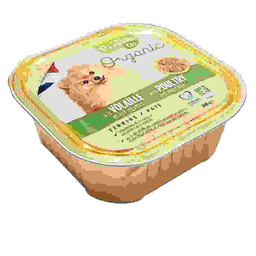 Plaisir Bio Terrine Dog Food (Poultry & Vegetable, Dogs, 300 g)