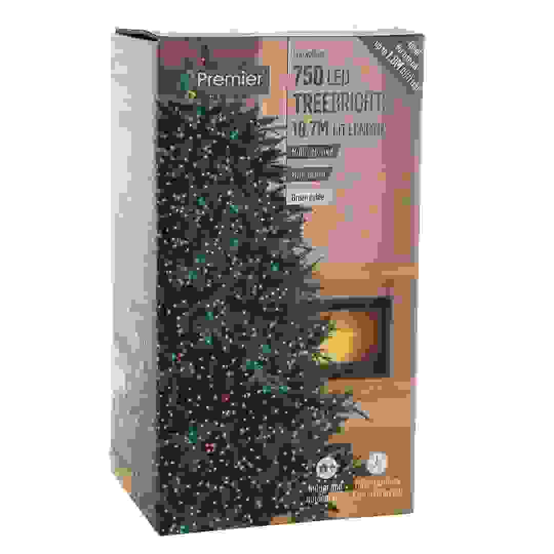 Premier TreeBrights 750 Multicolor LED String Light W/Timer (6 W, 18.7 m)