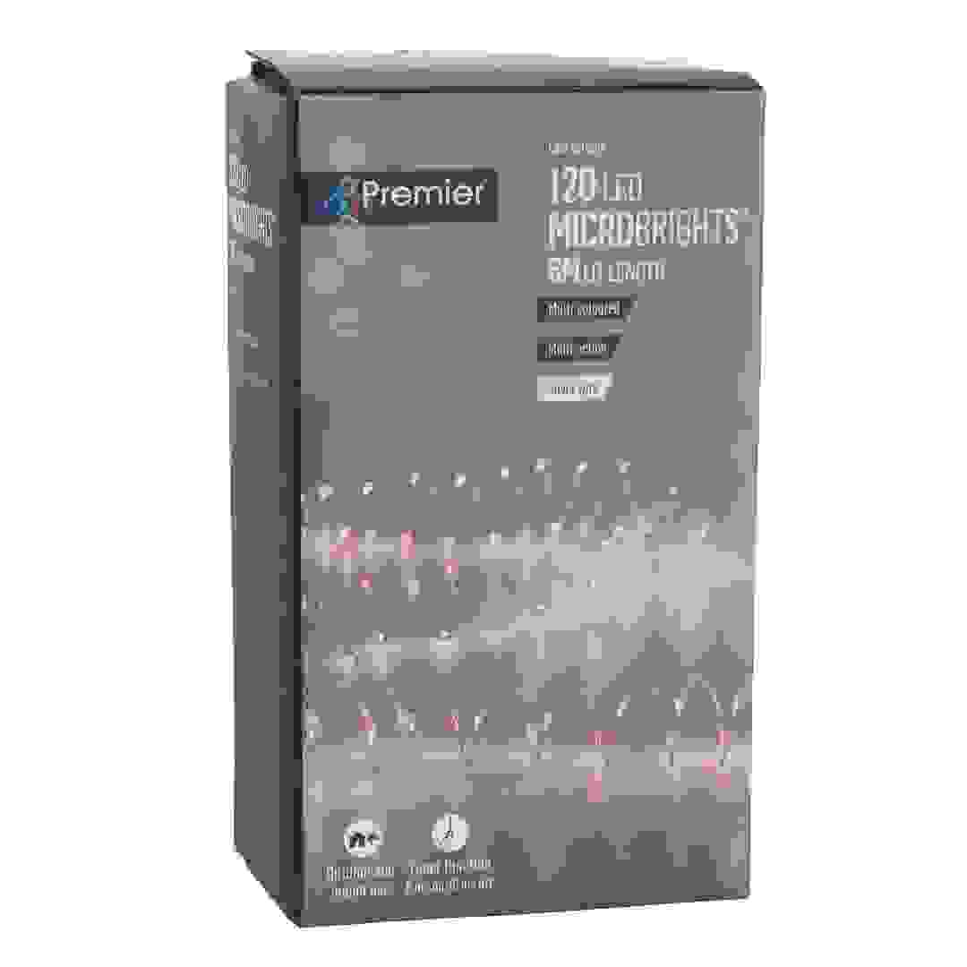 Premier MicroBrights 120 Multicolor LED String Light W/Timer (3.6 W, 5.95 m)