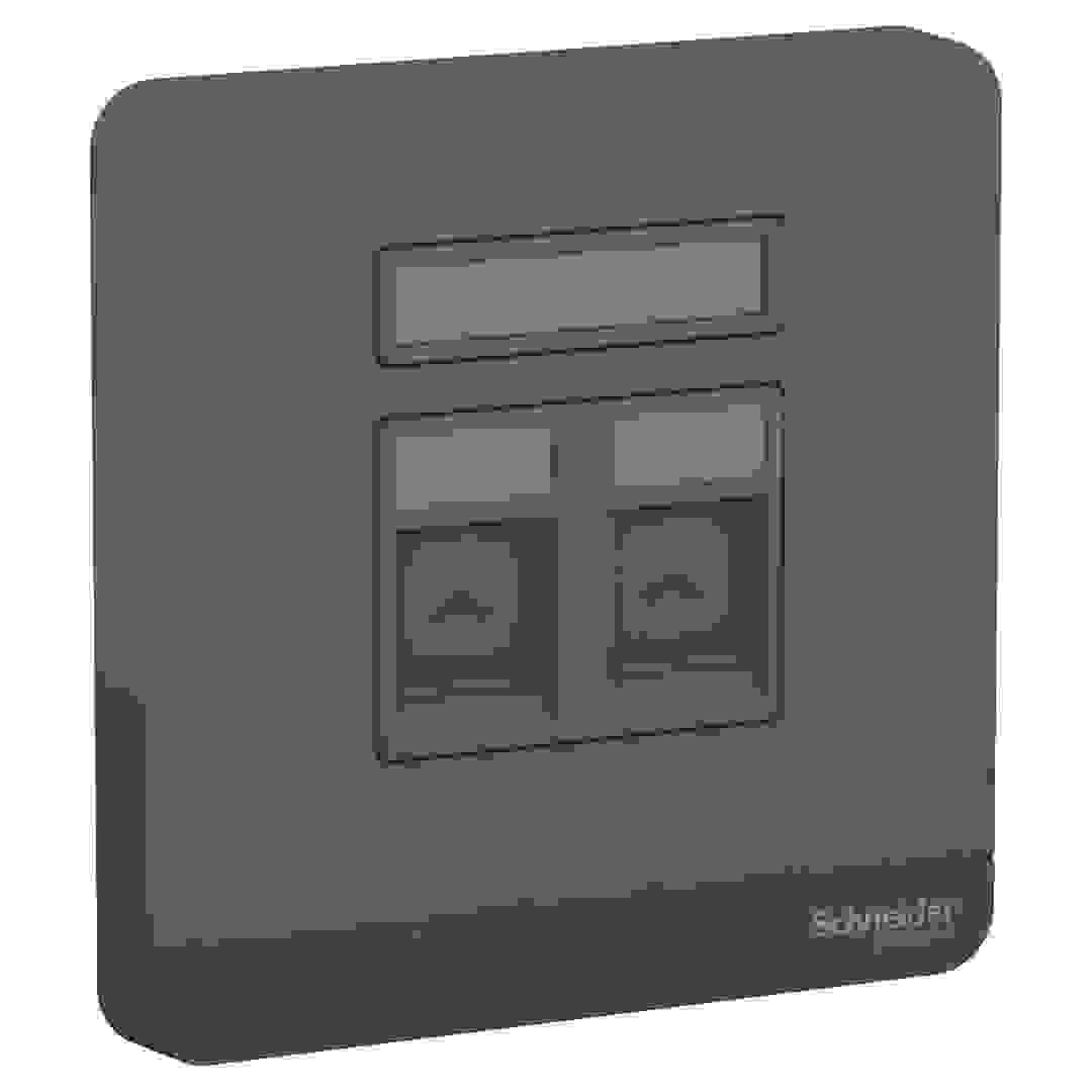 Schneider Electric 2 Gang Keystone Wallplate (8.5 cm)