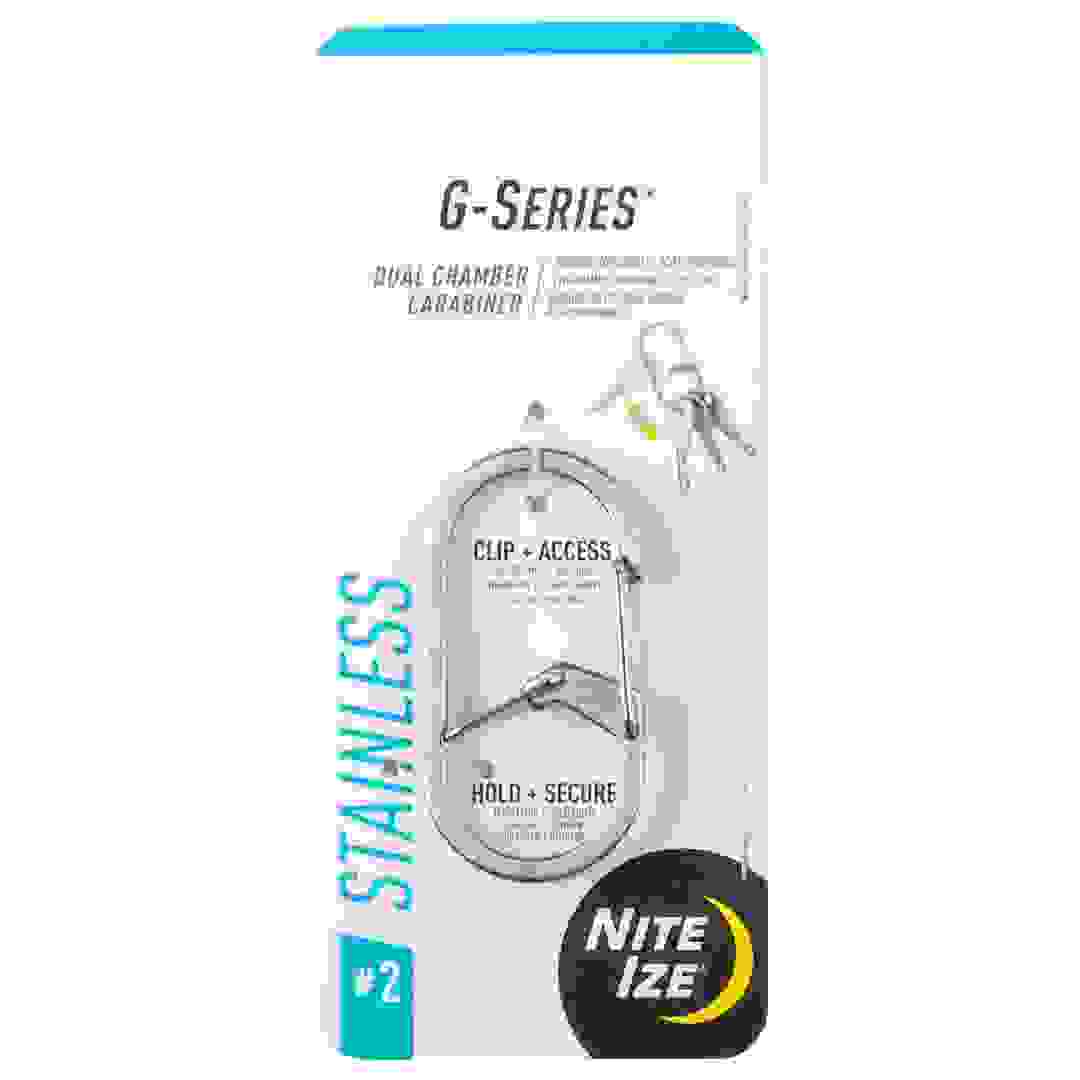 Nite Ize Stainless Steel G-Series Dual Chamber Carabiner 2