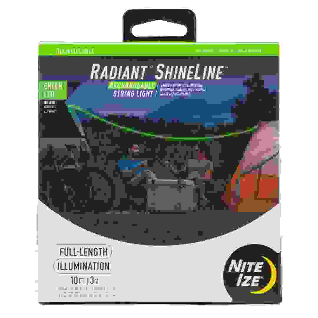Nite Ize ABS Polymer LED Radiant Rechargeable ShineLine (Green)