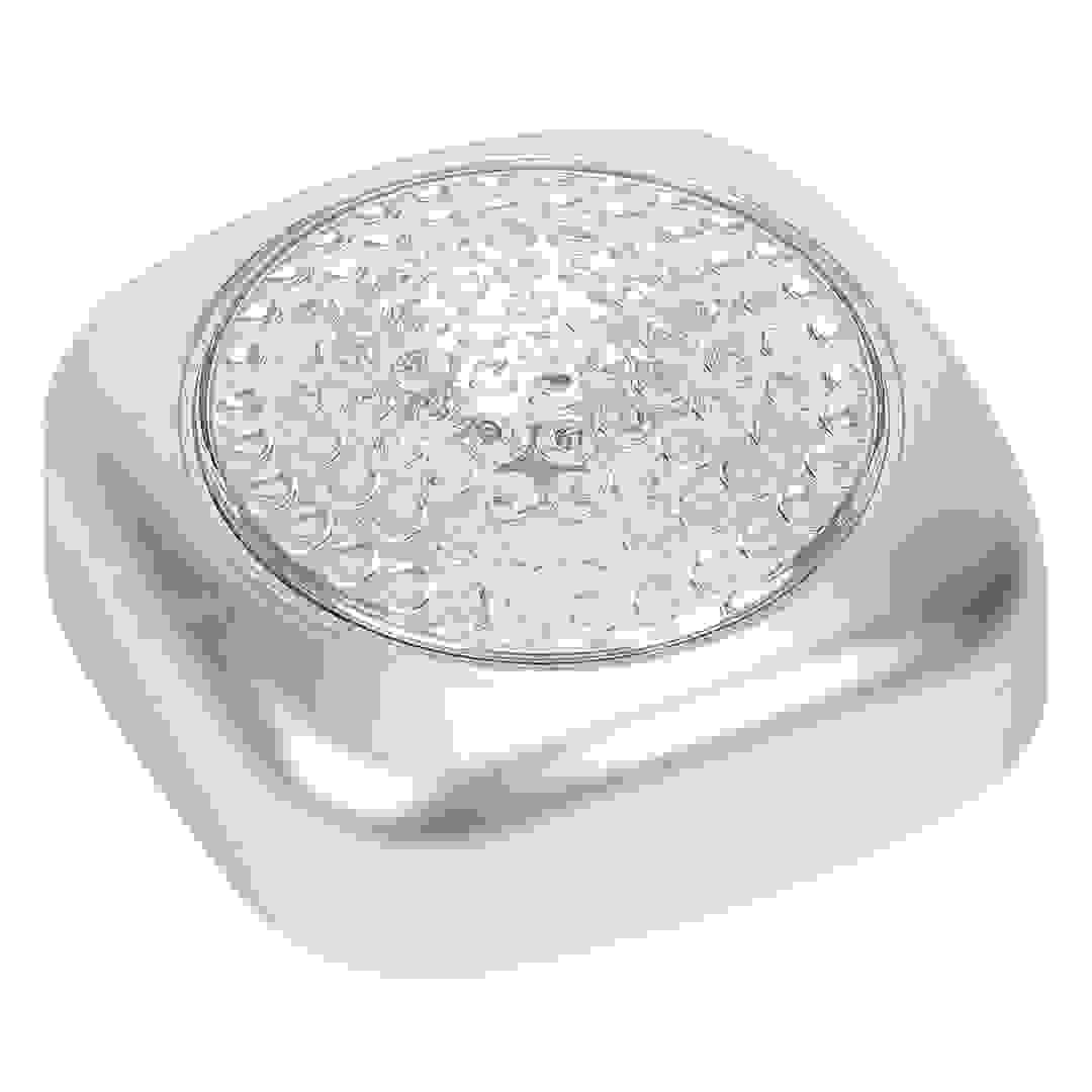 Diall LED Push Light W/Battery (0.2 W, White, 3 Pc.)