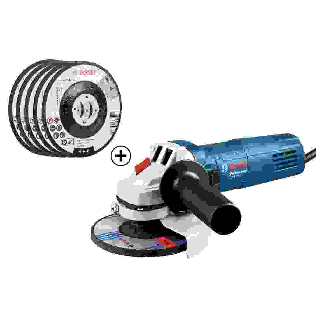 Bosch Angle Grinder GWS 700 (710 W) + Cutting Disc (5 Pc.)