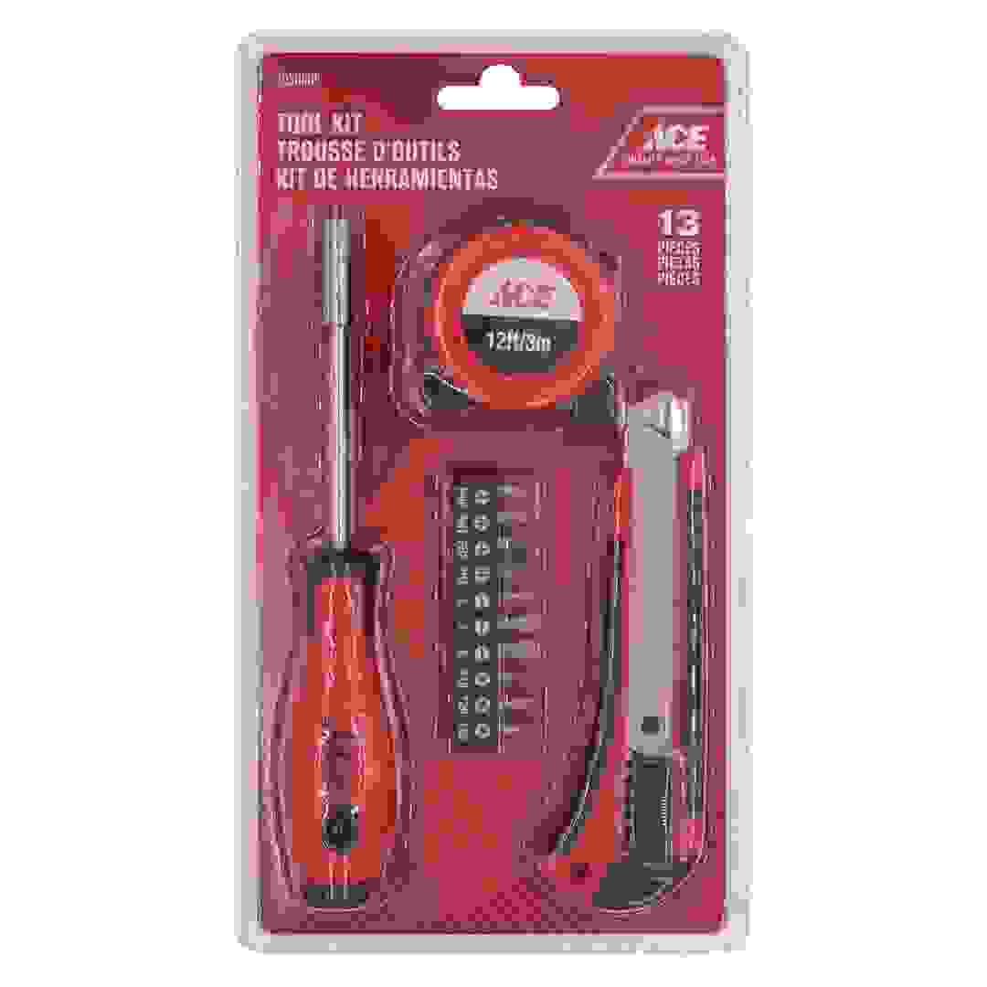ACE Hand Tool Set (3.5 x 21 x 30 cm, 13 Pc.)