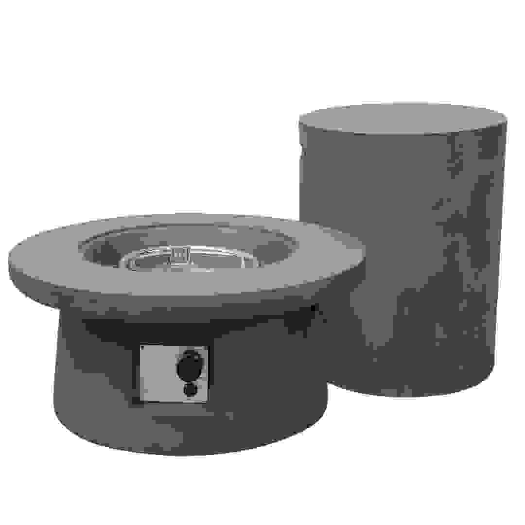 Round Gas Firepit, TM19012-G (75 x 75 x 36 cm)