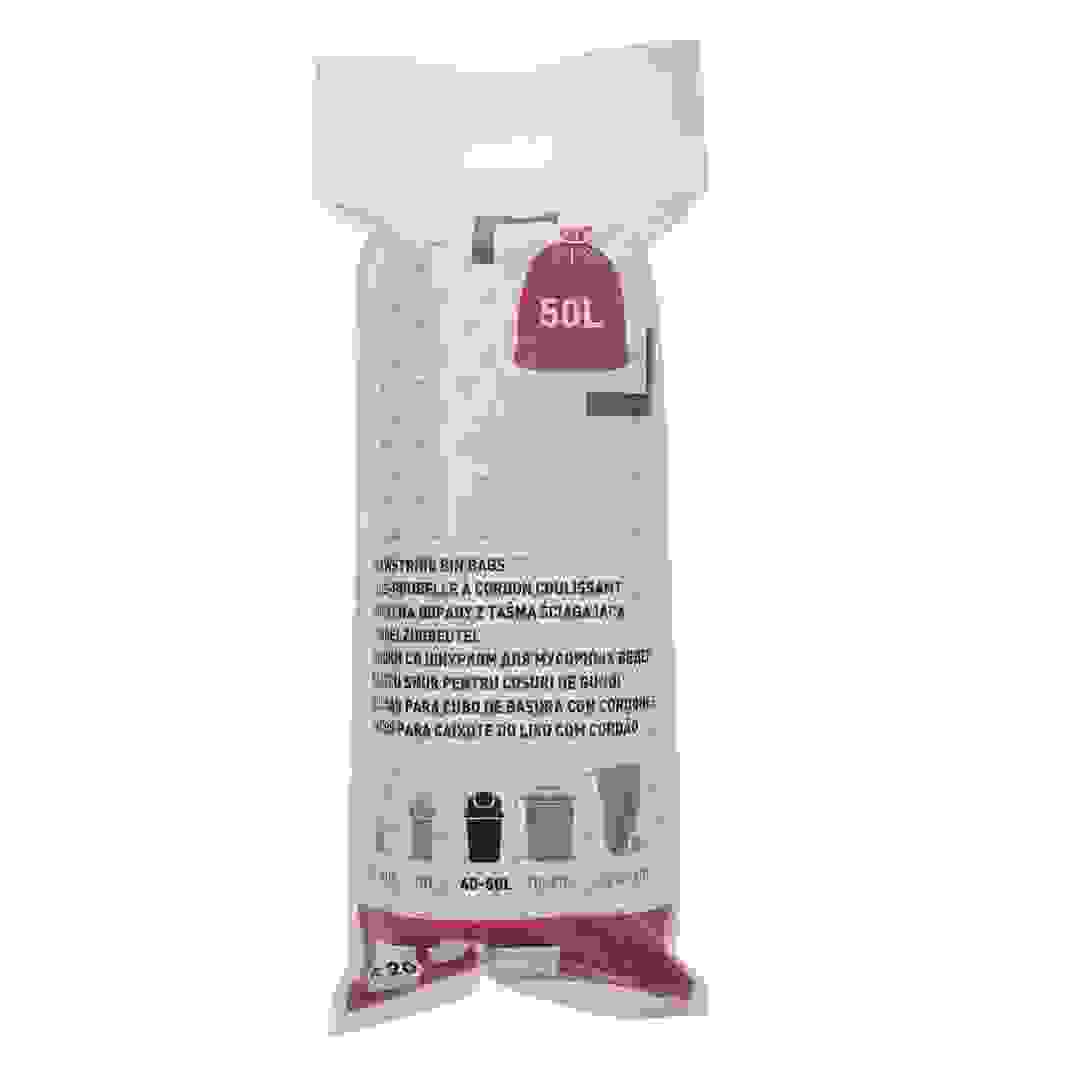 مجموعة أكياس سلة القمامة (50 لتر، 20 قطعة)