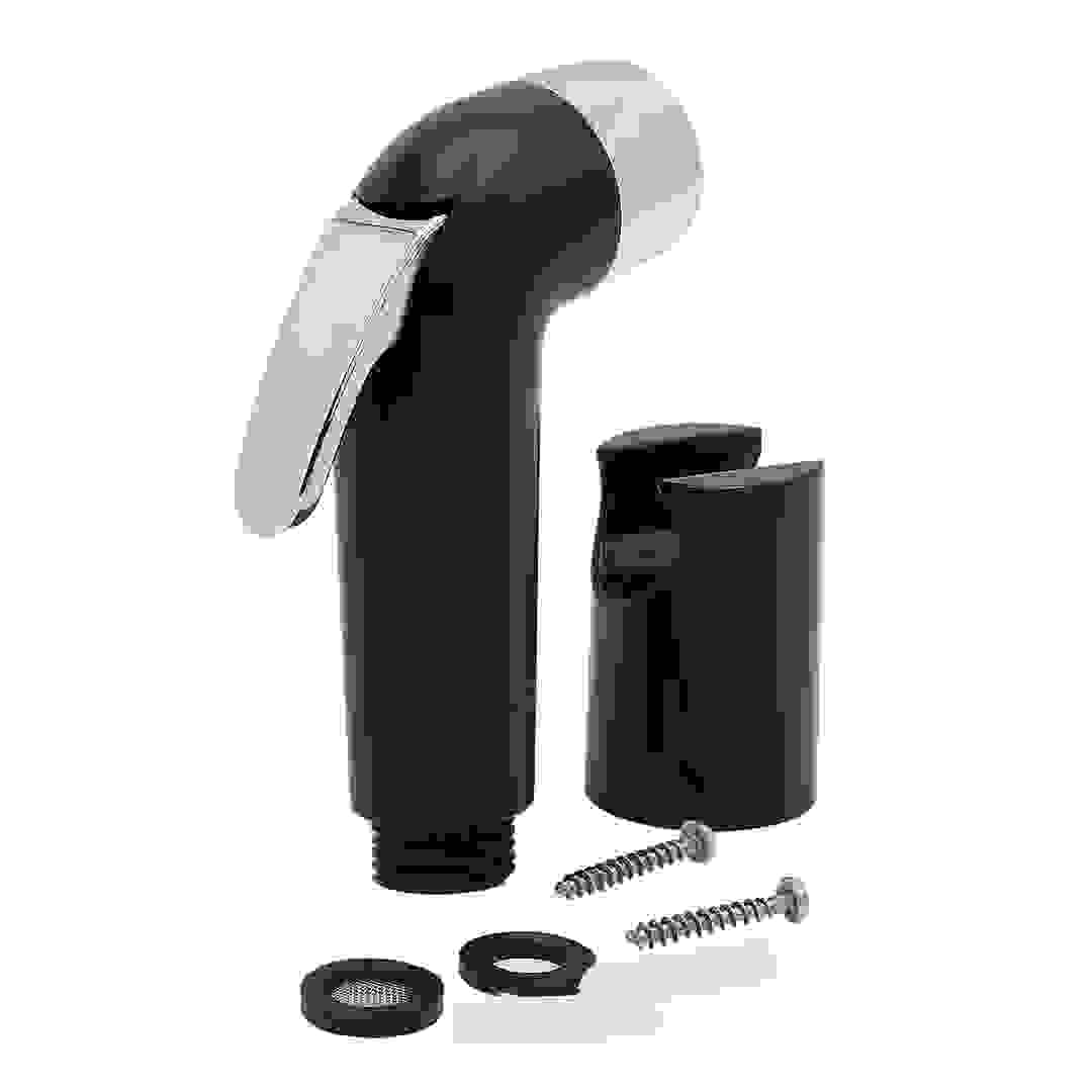 Bold Nero Plastic Shattaf Head & Holder Set (7 x 2.7 x 10 cm)