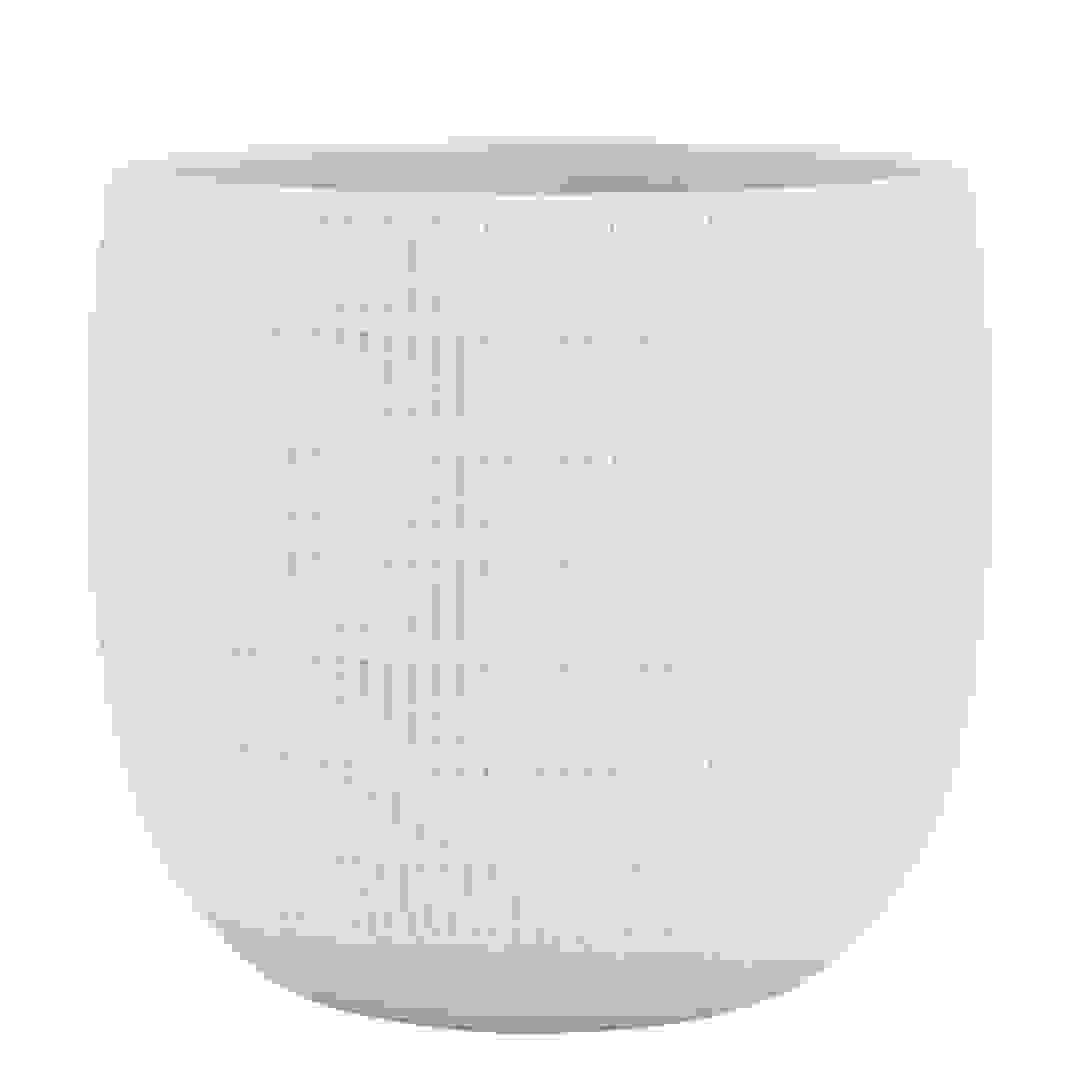 Artevasi Aura Ceramic Pot (25 cm, White)