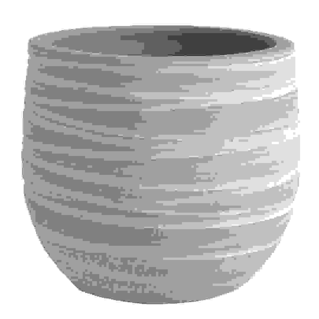 Artevasi Doris Ceramic Pot (16 cm, Gray)