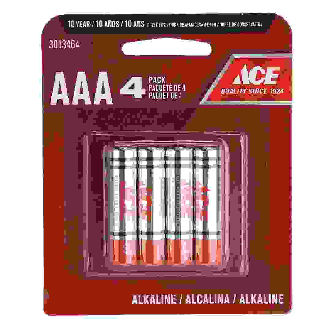 ACE AAA Alkaline Battery Pack (4 Pc.)