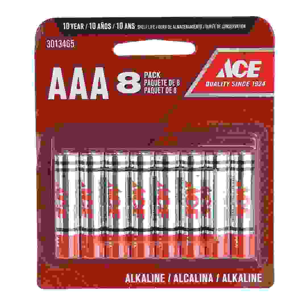 مجموعة بطاريات قلوية ألكالاين قياس AAA إيس (8 قطع)