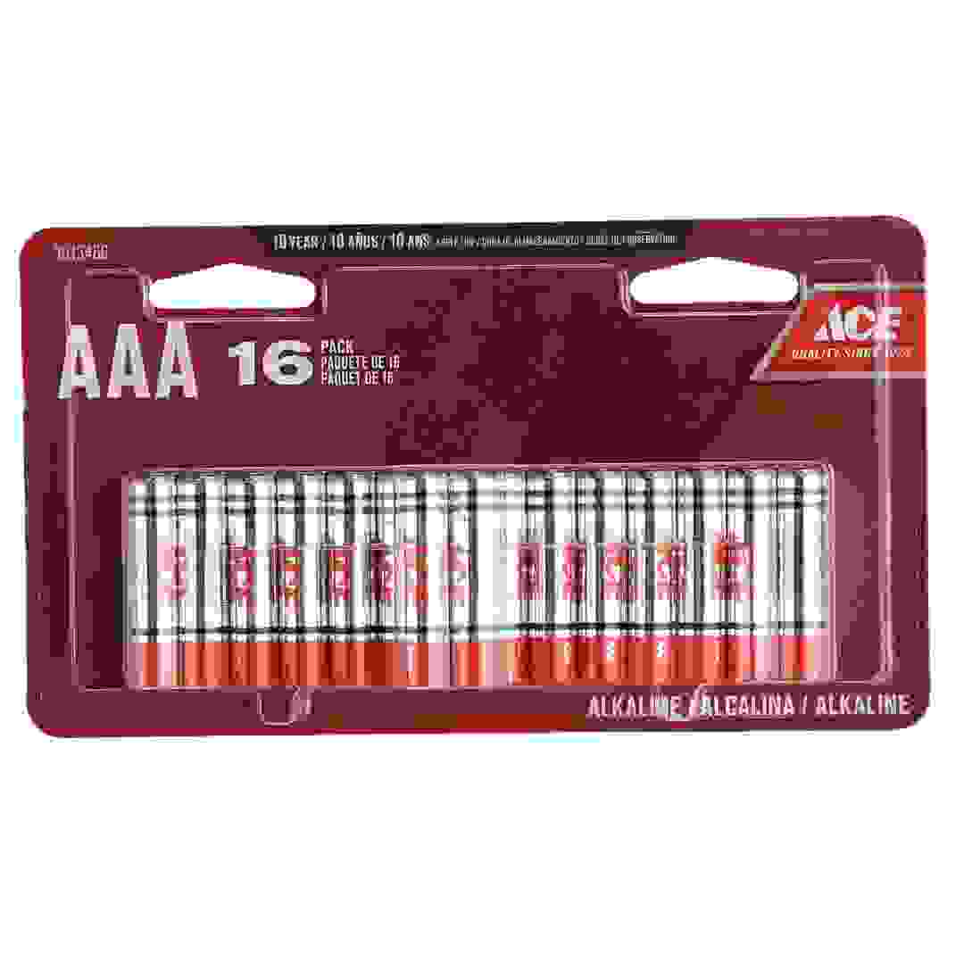 ACE AAA Alkaline Battery Pack (16 Pc.)