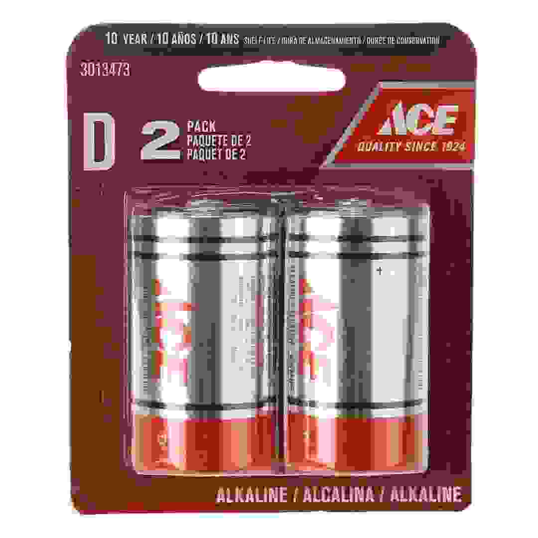 مجموعة بطاريات قلوية ألكلاين دي إيس (قطعتين)