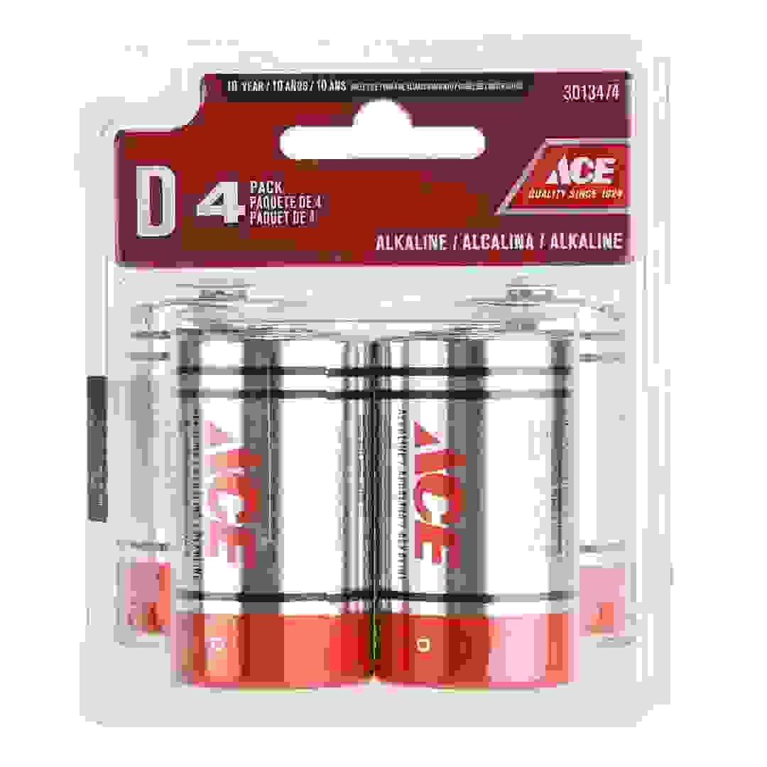 ACE D Alkaline Battery Pack (4 Pc.)