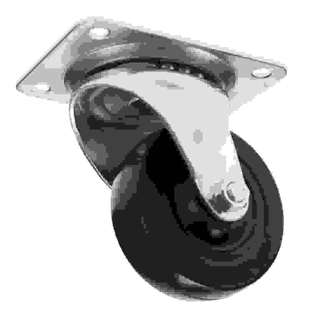 Ace Swivel Soft Rubber Industrial Use Caster Plate (10.16 cm)