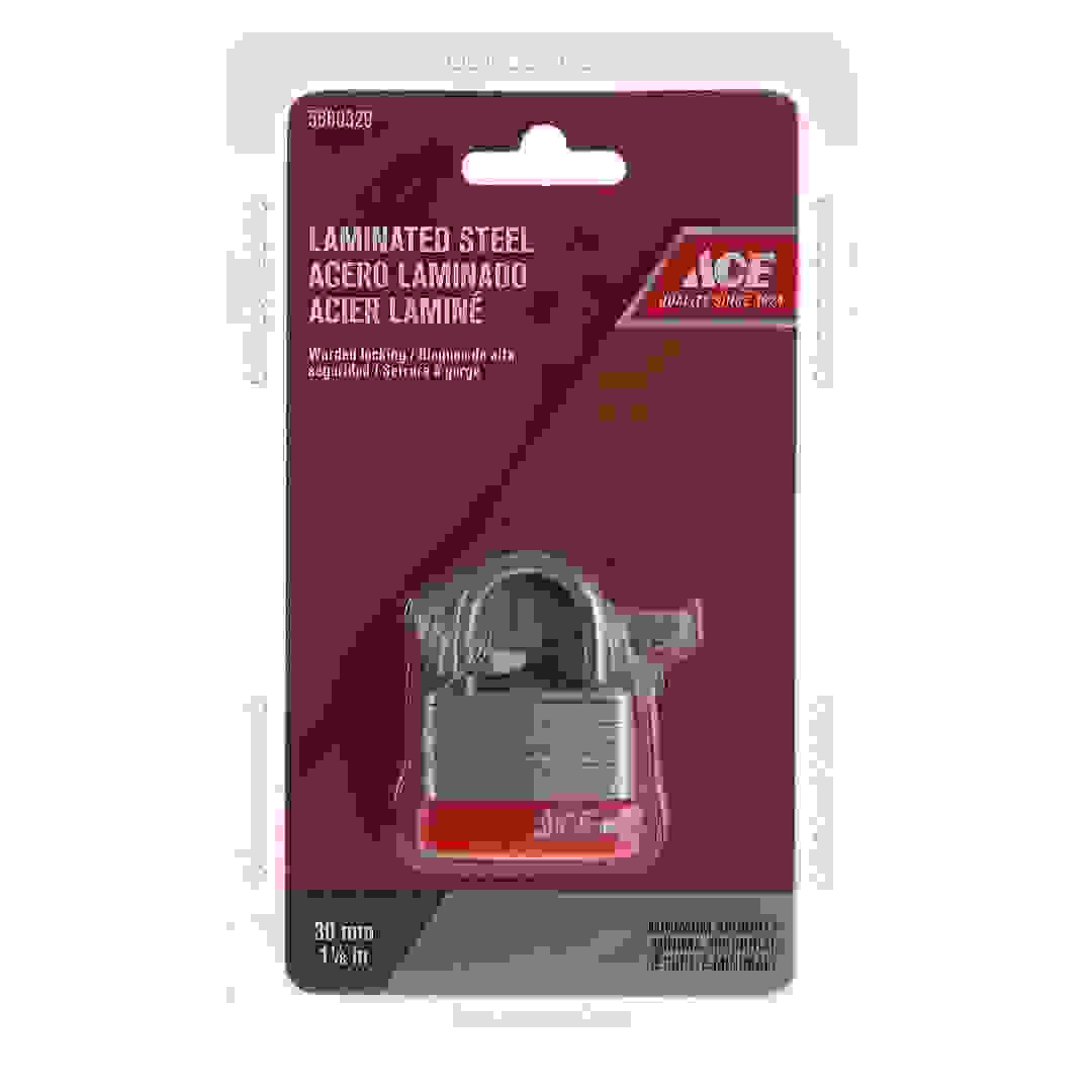 ACE Laminated Steel Warded Padlock (30 mm)