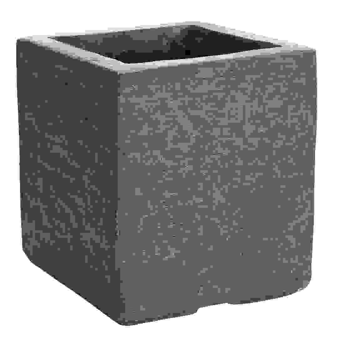 Mega Collections Fiber Clay Square Utah Cubi Plant Pot (20 x 20 x 22 cm)