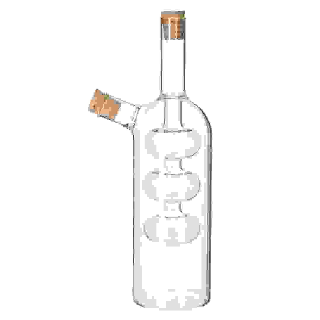 5Five Glass Designed Oil Vinegar Bottle (9 x 21 cm)