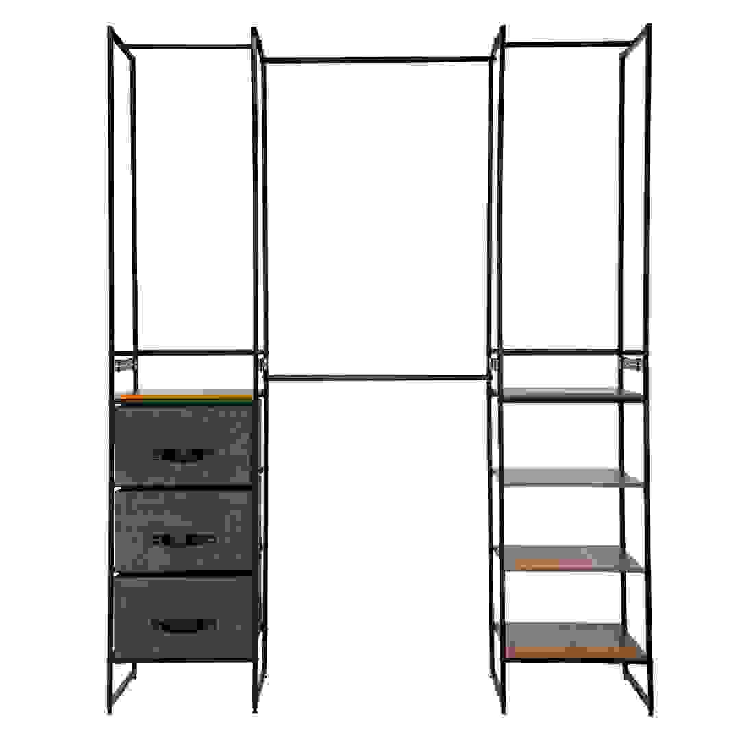 5Five Metal Modular Wardrobe Cabinet (180 x 46.5 x 198 cm, 6 Pc.)
