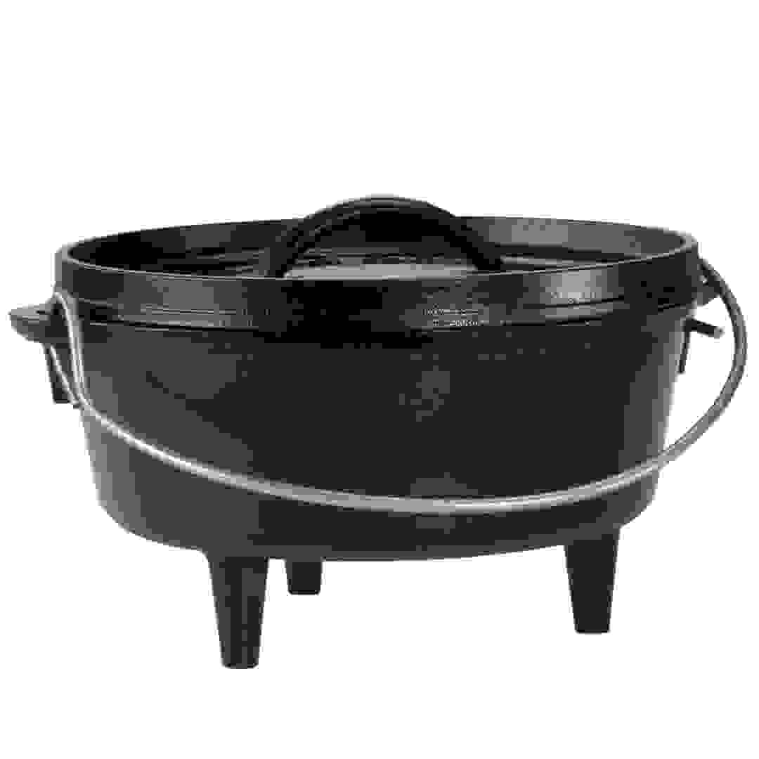 طنجرة هولندية للتخييم 8 لودج كاست أيرون (24.13 × 15.75 × 22.86 سم)
