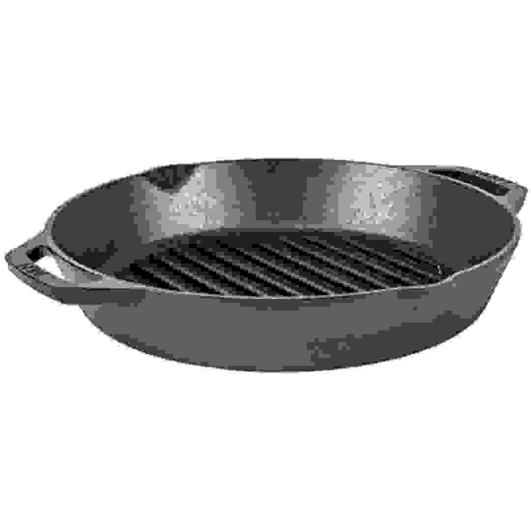 مقلاة شوي بمقبضين 12 لودج كاست أيرون (36.98 × 31.9 × 5.71 سم)