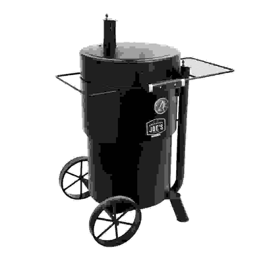 Oklahoma Joe Bronco Charcoal Drum Smoker Grill, 19202089 (64.52 x 109.98 x 76.96 cm)
