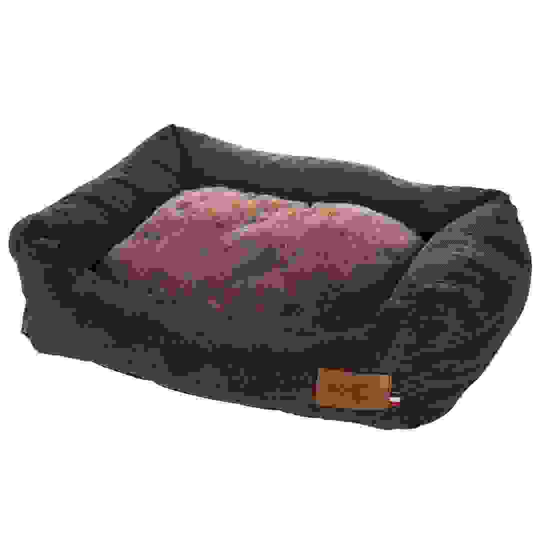 سرير كلاب بشكل سلة بوبي داريل (بني، متوسط)