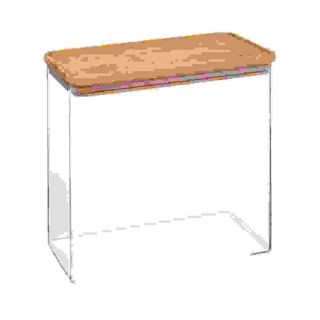 5Five Rectangular Container W/Bamboo Lid (3 L)