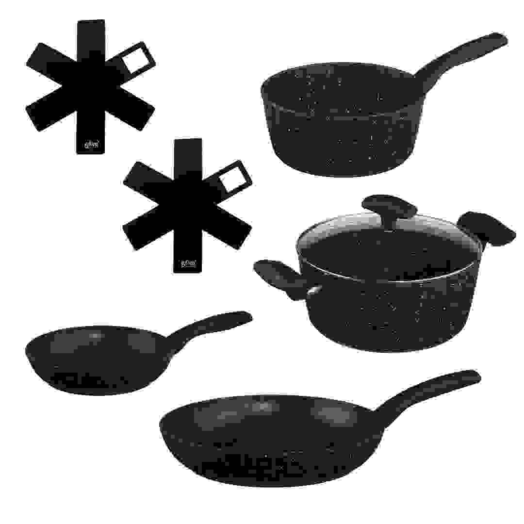 5Five Caractere Aluminum Cookware Set (7 Pc.)