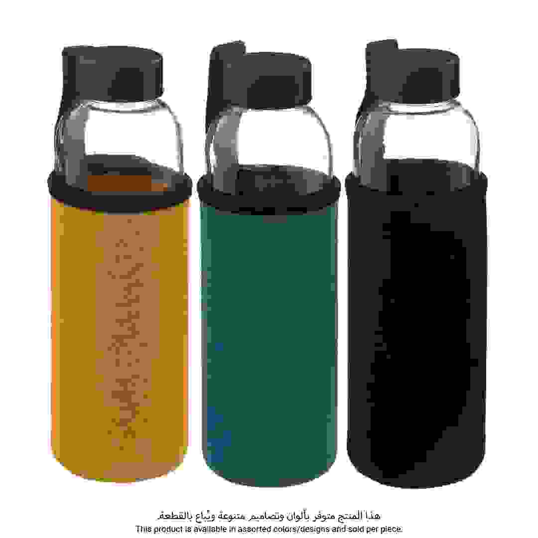 5Five Glass Bottle W/Neoprene Sleeve (Assorted colors/designs, 500 ml)