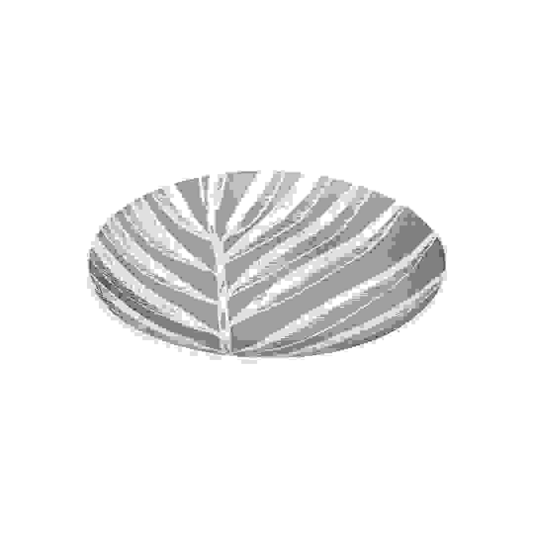 SG Leaf Pattern Porcelain Dessert Plate (19 x 2 cm)