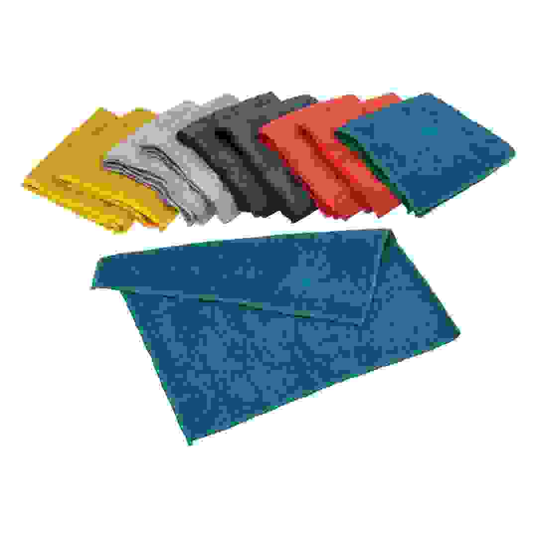 Multicolor Microfiber Cloth Pack (30 x 30 x 0.1 cm, 10 Pc.)