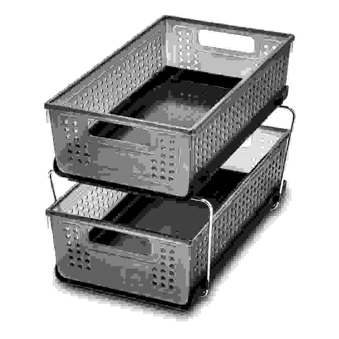 MadeSmart 2-Tier Organizer W/Dividers (36.53 x 22.86 x 27.99 cm)
