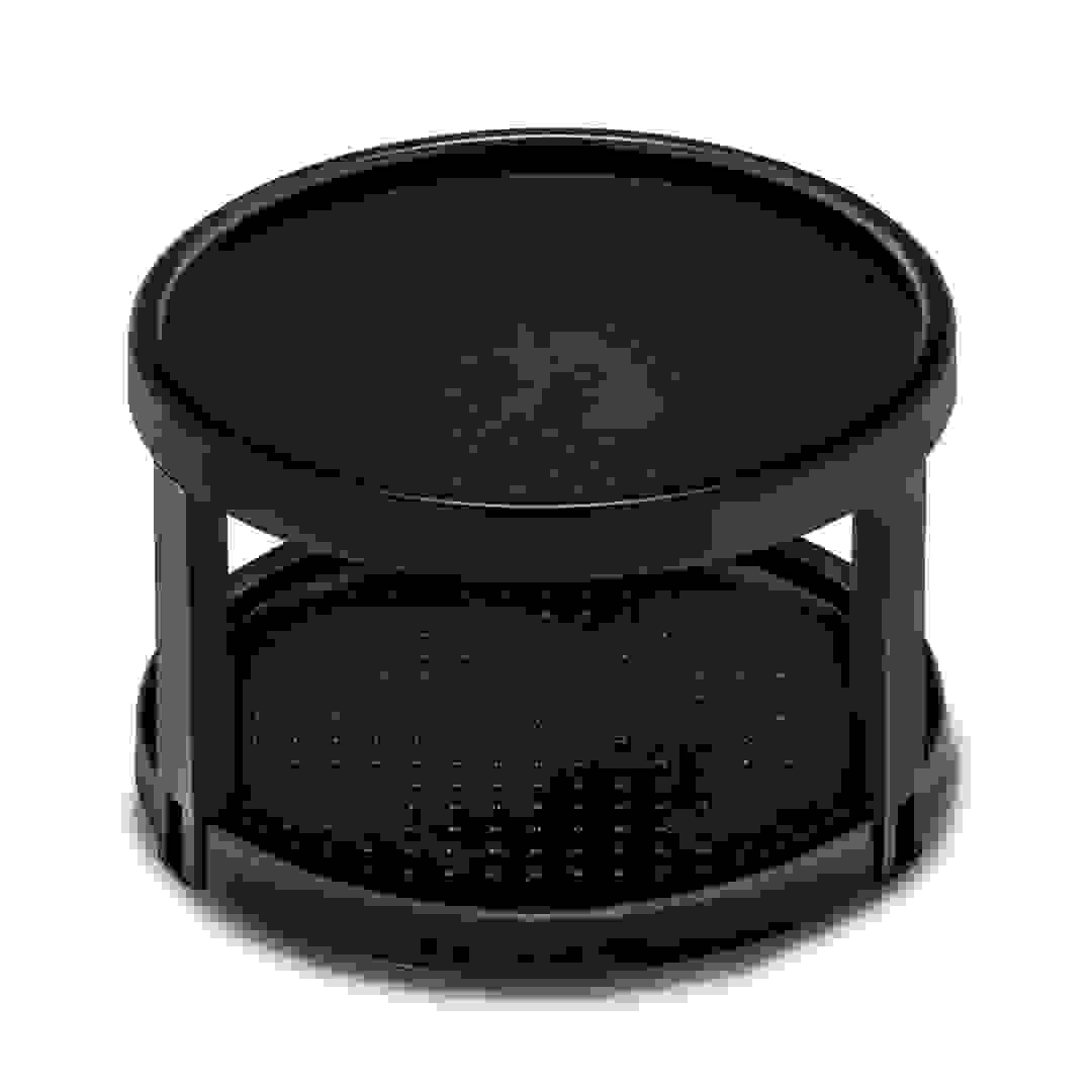 صينية تخزين دوارة مزدوجة ميد سمارت (25.4 × 25.4 × 15.2 سم)