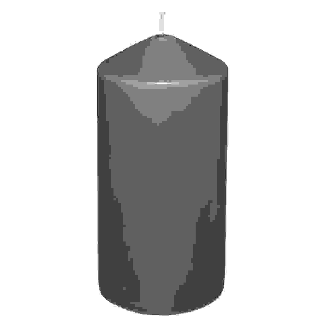 Comptoir de la Bougie Hugo Wax Pillar Candle (6.8 x 14 cm, Gray)