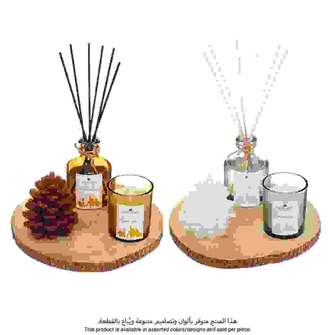 علبة هدايا معطرة مع صينية (ألوان/روائح متنوعة)