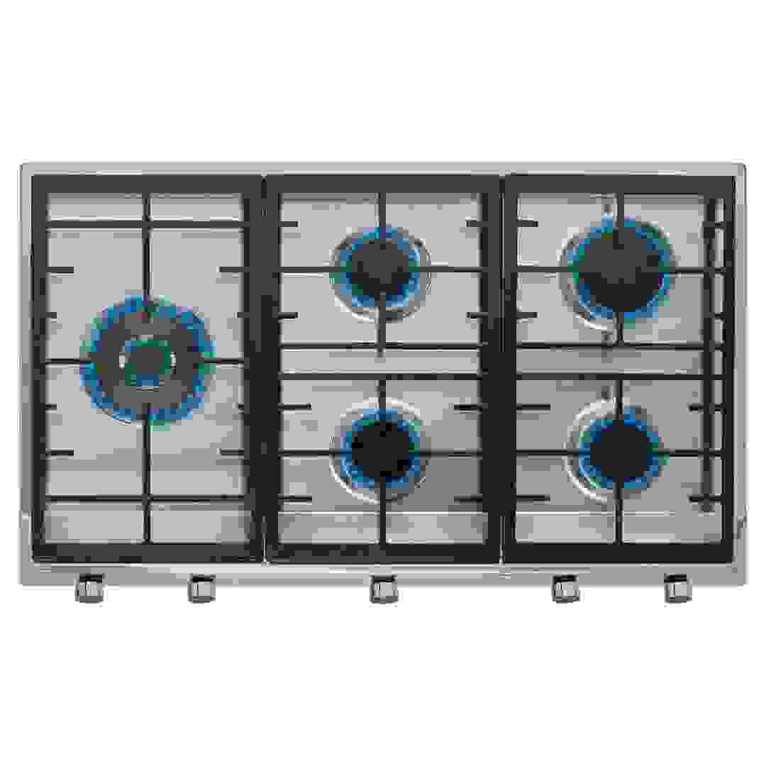 بوتاجاز غاز 5 شعلة مدمج تيكا EX 90.1 5G AI AL DR CI BUT (8.4 × 86 × 50 سم)