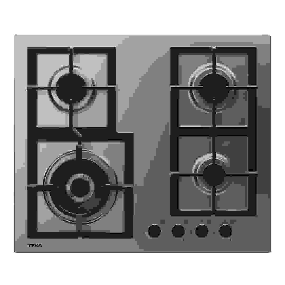 بوتاجاز غاز مسطح 4 شعلة مدمج تيكا EFX 60.1 4G AI AL DR CI (9.1 × 60 × 51 سم)