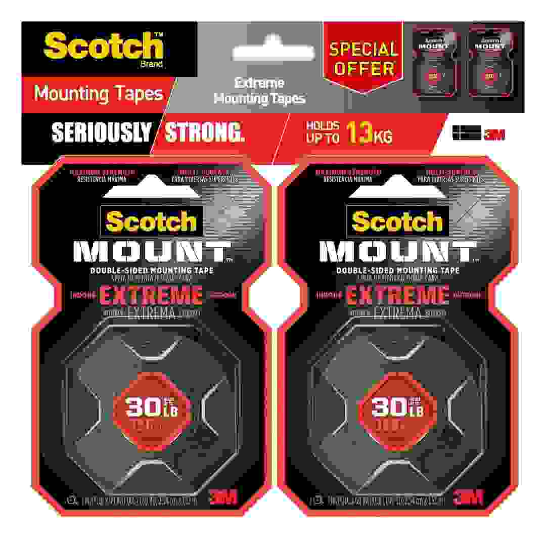 Scotch Double-Sided 414H Mounting Tape Twin Pack (13 kg)