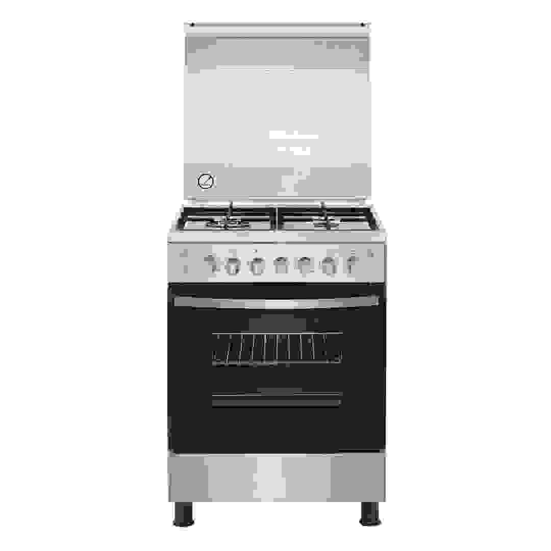 Frigidaire Freestanding 4-Burner Gas Cooker W/Grill & Oven, FNGP60JGBS (85 x 60 x 60 cm)